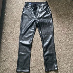GAP Faux Leather High Rise Vintage Slim Pants